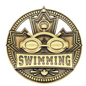 Swimming Medal Patriot 2.75″