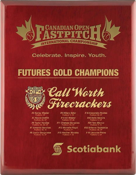 Buy Piano Finish Laser Engraved Plaque