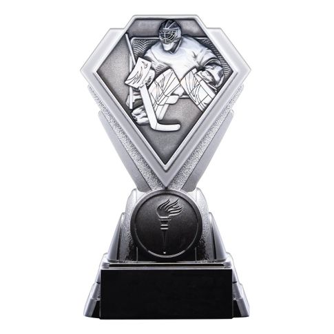 Diamond Series Weighted Hockey Goalie Trophy
