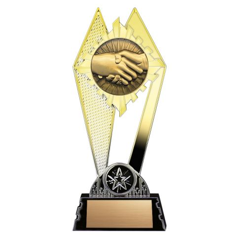 Citadel Gold Series Weighted Handshake Trophy