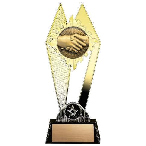 Citadel Gold Series Weighted Handshake Trophy
