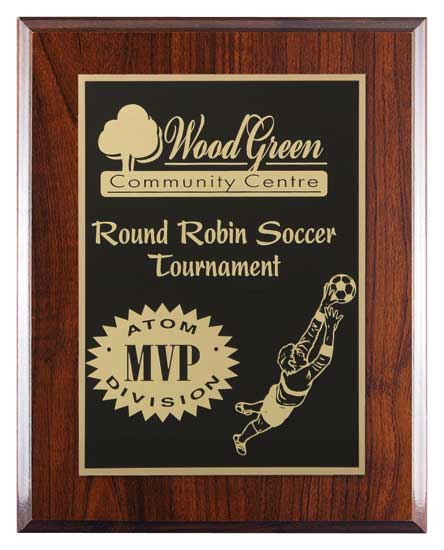 High Gloss Cherrywood Laminate Plaque | Wall & Trophy Plaques