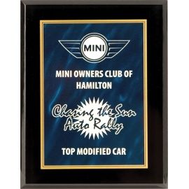 Blue Guelph Acrylic Plaque | Sleek Custom Recognition Award