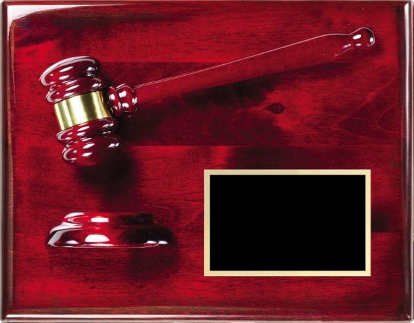 Engraved 8'x 10" Gravel Plaques | Unique Wooden Plaque Awards