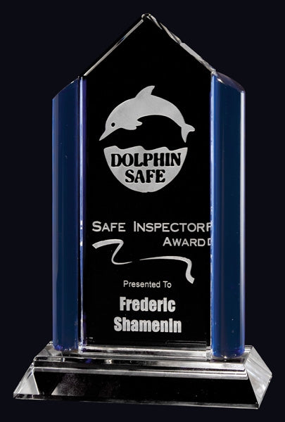 Custom Engraved Optic Crystal Concord Awards