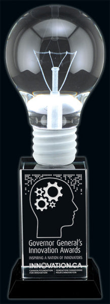 Pioneer Optic Crystal Award - Custom Engraved Trophy Canada