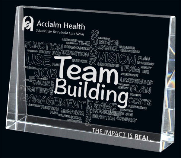 5” Niblick Wedge Crystal Award