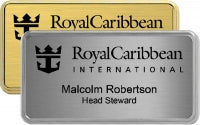 Gold Framed Plastic NameTag Awards4u