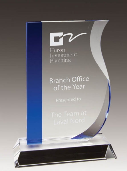 Buy Cobalt Series Crystal Wave Award Canada