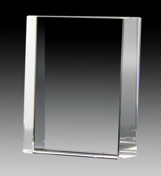 Regal Series Crystal Rectangle - Custom Crystal Awards Canada