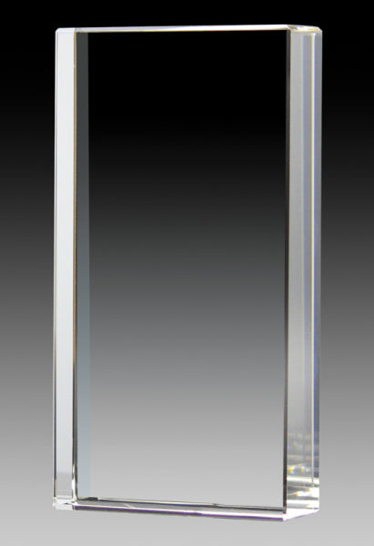 Regal Series Crystal Rectangle - Custom Crystal Awards Canada
