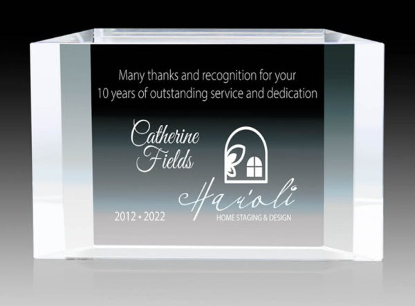 Regal Series Crystal Trapezoid Award