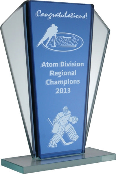 Shop Elegant Glass Amherst Blue Mirror Award Canada