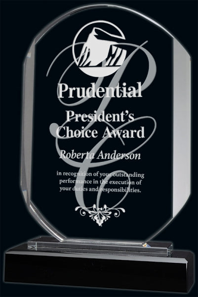 Sanford Clear & Smoked Glass Award| Glass Trophy Canada