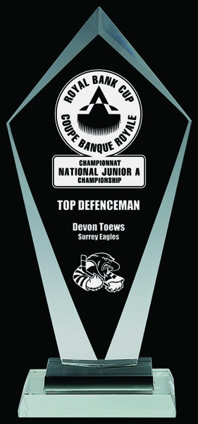 Buy Clear Glass Astana Award | #1 Glass Trophy Shop Canada