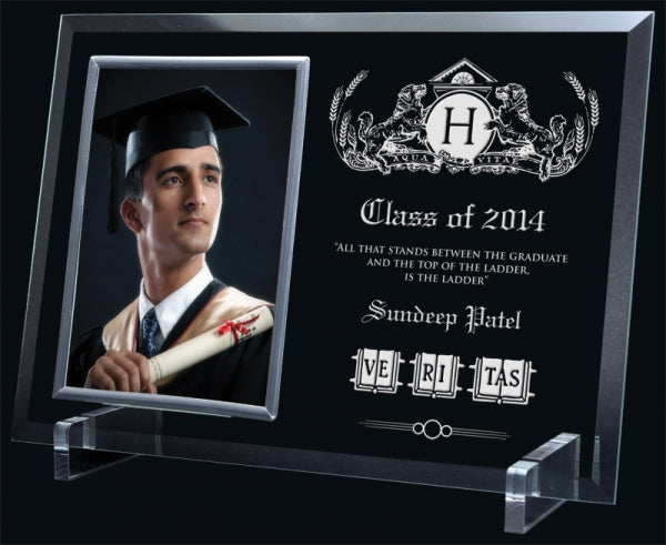 Unique Glass Photo Frame Holder Award | Glass Trophy Awards