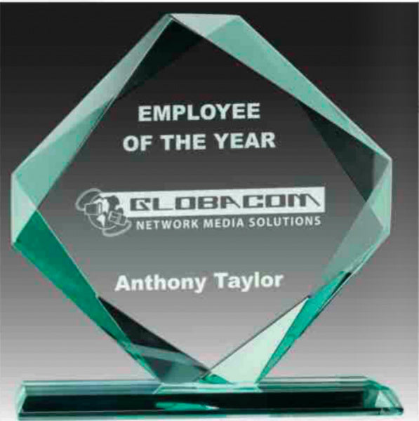 Buy Online Jade Glass Value Award with Custom Engraving