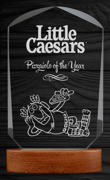 Elegant Smithwick Glass Award w/Wood Base | Shop Now