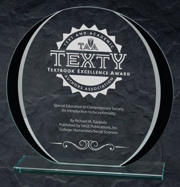 Otterville Black & Mirror Glass Award | Custom Glass Trophies