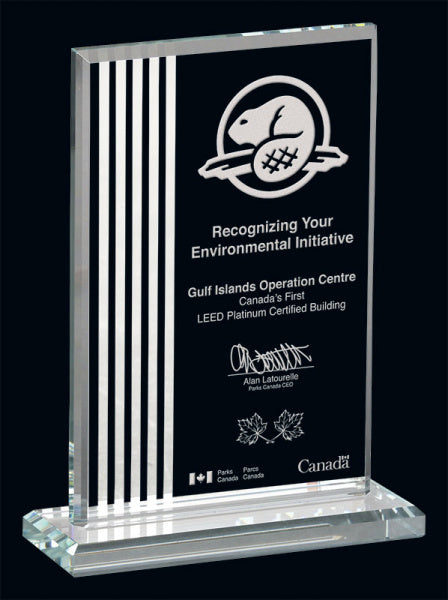 Buy Tatyana Glass Award | Custom Crystal & Glass Trophies Online