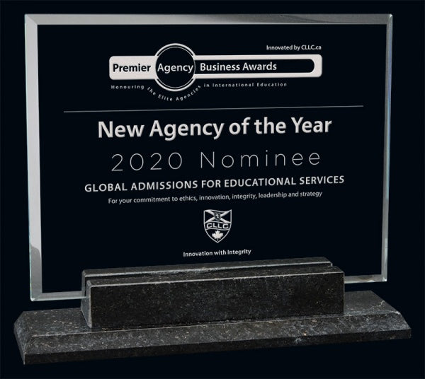 Mesa Glass Award |Custom Glass Trophies & Engraved Awards