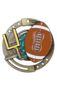 Football Colour Enamel Medal