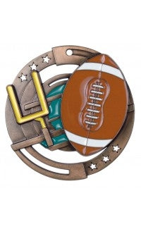 Football Colour Enamel Medal