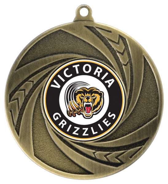 Honor Achievement with 2" Antique Vortex Medal | Custom Design