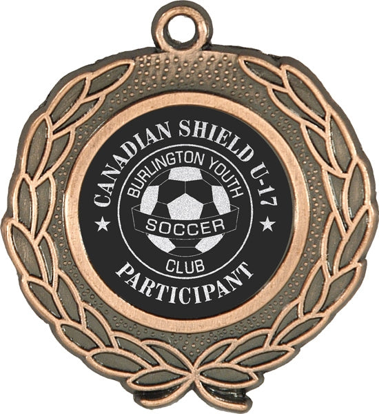 Get 1¾” Custom Garland Medal | customized sports medals