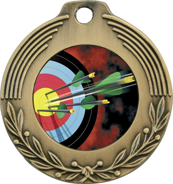 1¾” Custom Antique Olympian Medals | Gold, Silver & Bronze Awards