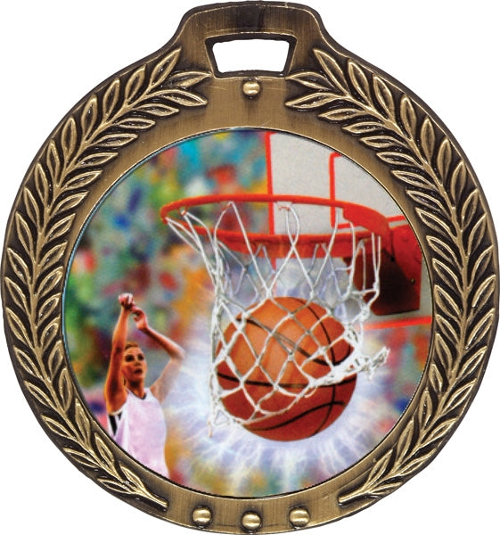 Buy 2.5/8" Antiqu Wreath Medals | Custom Awards in Canada