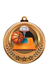 Buy Spectrum Series Basketball Medal | Custom Sports Medals Canada