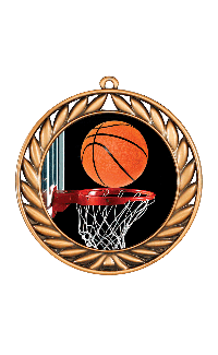 Xtreme 3-D Basketball Medal | Premium Athletic Medals Canada