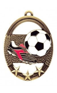Shop Soccer Tri Star Medals | Engraved Medal Awards for Sports Events