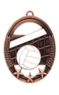 Volleyball Tri Star Medal