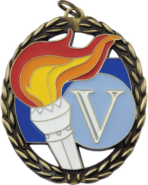 Victory Negative Space Medals | Gold & Custom Sports Medals Canada