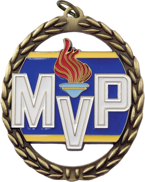 MVP (Gold Only) Negative Space Medals | Custom Sports Awards Canada