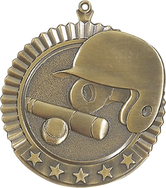 Celebrate Wins with Baseball Diameter Star Medal | Order Today