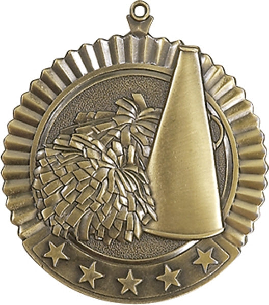 Cheerleading Diameter Star Medal | Custom Medals Canada