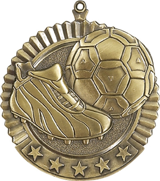 Soccer Diameter Star Medal | Personalized Sports Medals