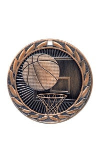 Buy 2" Medal Iron Basketball | Custom Sports Medals Canada