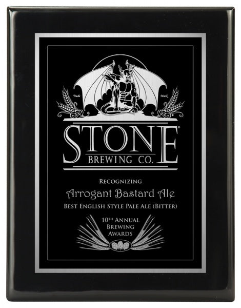 Buy Black Piano Finish Plaque | Personalized Wooden Plaques