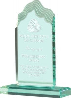 Jade Wave Acrylic Award