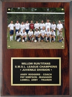 9" x 12" Photo Plaque | Engraved Wooden Wall Plaques