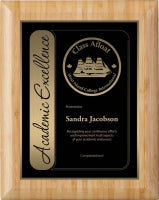Order Elegant Bamboo Wall Plaque Online | Engraved Plaque Award