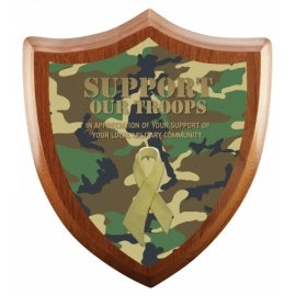 The Awareness Ribbon Shield Plaque