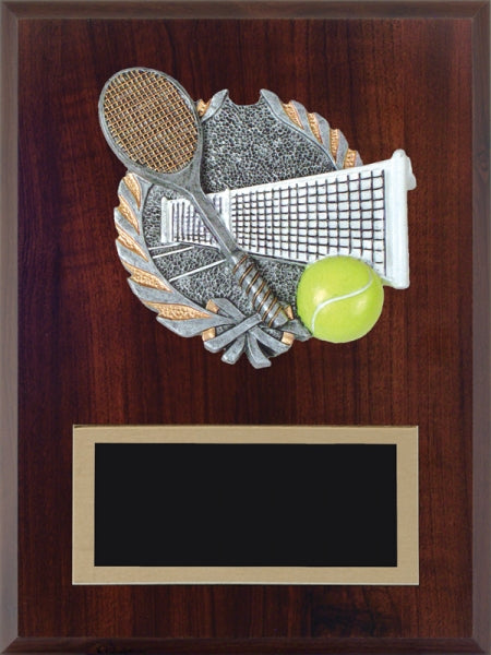 Buy The Tennis Plaque | Custom Engraved Wooden Wall Plaque