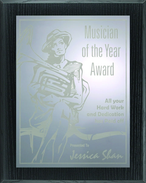 The Anodized Aluminum Plaque | Custom Engraved Award Canada