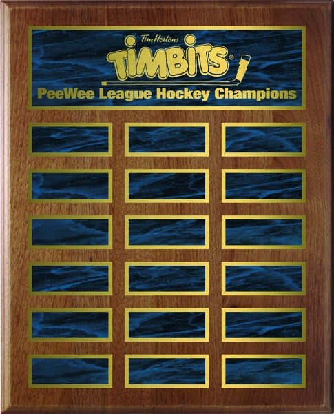 Buy 9"x 12" Walnut Finish Annual Plaque Online