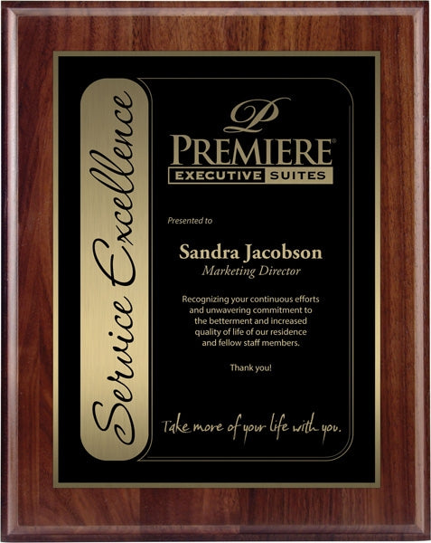 Buy Traditional Bevel Plaque | Custom Engraved Award Plaque